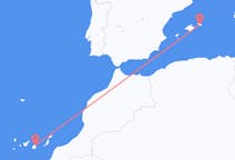 Flights from Menorca, Spain to Las Palmas, Spain