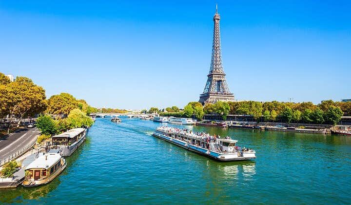 Paris - Én times elvecruise på Seinen med innspilt kommentar