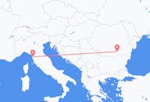 Flyreiser fra Pisa, til București