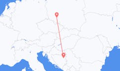 Flyg från Tuzla, Bosnien och Hercegovina till Wrocław, Polen