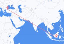 Flyrejser fra Banjarmasin, Indonesien til Istanbul, Tyrkiet