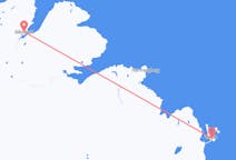 Flights from Båtsfjord, Norway to Vardø, Norway