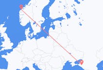 Vluchten van Krasnodar naar Ålesund