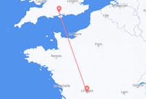 Flyg från Limoges, Frankrike till Southampton, England