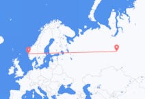 Flights from Surgut, Russia to Bergen, Norway