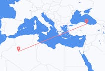 Flyreiser fra Timimoun, Algerie til Samsun, Tyrkia