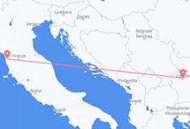 Vluchten van Sofia, Bulgarije naar Pisa, Italië
