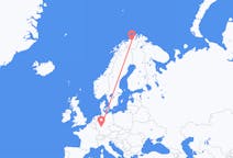 Vols d’Alta, Norvège pour Francfort, Allemagne