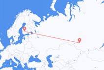 Fly fra Novosibirsk til Tampere