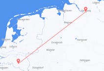 Flyreiser fra Eindhoven, Nederland til Hamburg, Tyskland