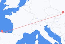 Flyreiser fra Poprad, Slovakia til Santiago del Monte, Spania