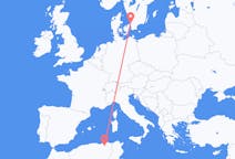 Flyreiser fra Konstantin, Algerie til Ängelholm, Sverige