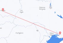 Vluchten uit Krakau, Polen naar Cherson, Oekraïne
