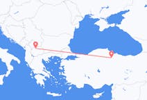 Flug frá Skopje til Amasya