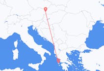 Flyrejser fra Kefallinia til Bratislava