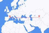 Flyrejser fra Shymkent til Girona