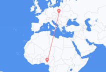 Flyreiser fra Enugu, Nigeria til Kraków, Polen
