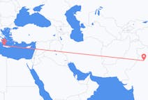 Flyreiser fra Chandigarh, til Khania