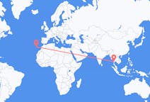 Flyreiser fra Myeik, Myanmar, til Funchal
