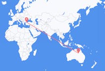 Flyreiser fra Mount Isa (Queensland), til Istanbul