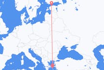 Flyreiser fra Tallinn, Estland til Mykonos, Hellas