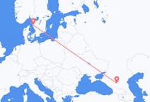 Flyg från Mineralnye Vody, Ryssland till Göteborg, Sverige