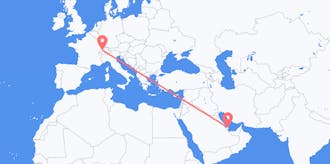 Flyreiser fra Qatar til Sveits