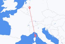Flights from Bastia, France to Cologne, Germany