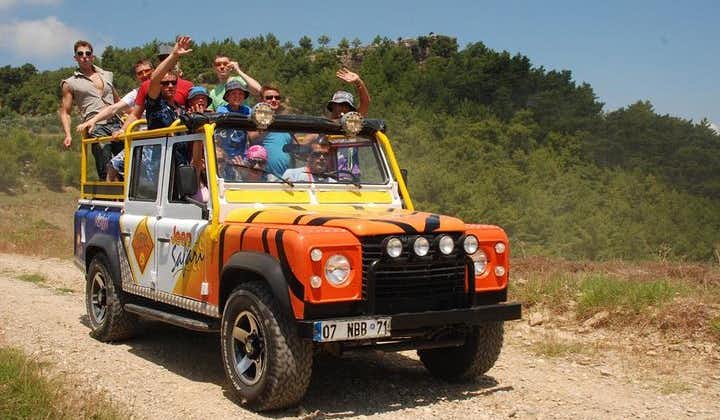 Safari in jeep: Gola di Saklikent, Ancient Tlos e pranzo nella peschiera