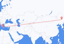 Flights from Harbin to Kythera