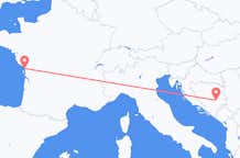 Flyreiser fra La Rochelle, til Sarajevo