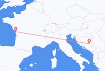 Flyg från La Rochelle till Sarajevo