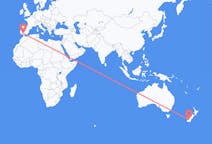 Flyreiser fra Queenstown, New Zealand til Sevilla, Spania