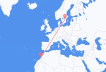 Flights from Agadir, Morocco to Linköping, Sweden