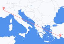 Flug frá Chambéry til Antalya