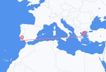 Flights from Skyros, Greece to Faro, Portugal