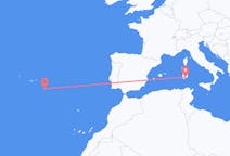 Flights from Santa Maria Island, Portugal to Cagliari, Italy