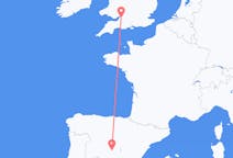 Flyreiser fra Bristol, England til Madrid, Spania