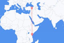 Vluchten van Zanzibar, Tanzania naar Sanliurfa, Turkije
