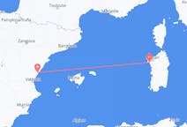 Flyrejser fra Alghero, Italien til Castellon, Spanien
