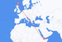 Flights from Hargeisa, Somalia to Kirkwall, the United Kingdom