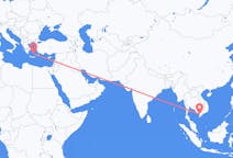 Flights from Rạch Giá, Vietnam to Santorini, Greece