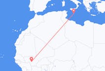 Vluchten van Bamako, Mali naar Malta, Malta