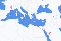 Flyreiser fra Medina, Saudi-Arabia til Nimes, Frankrike