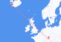Flights from Reykjavik in Iceland to Innsbruck in Austria