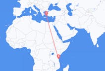 Fly fra Dar-es-Salaam til Astypalaia