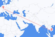 Flyreiser fra Ho Chi Minh-byen, Vietnam til Karlsruhe, Tyskland