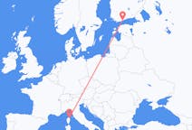 Flights from Bastia, France to Helsinki, Finland