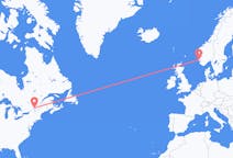 Flights from Montreal to Haugesund
