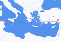 Flüge von Tunis, Tunesien nach Adana, die Türkei